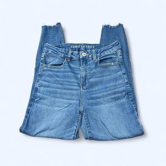 American Eagle Outfitters Blue Jeggings - Picture 1 of 5